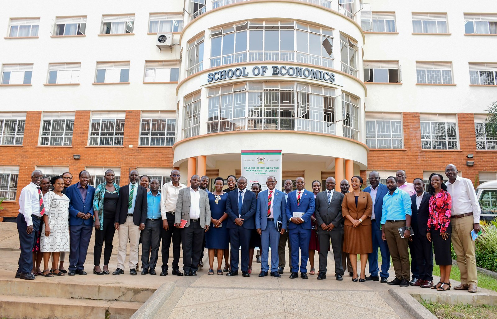 The Vice Chancellor, Prof. Barnabas Nawangwe calls upon members of faculty and researchers at the College of Business and Management Sciences (CoBAMS) to harness the power of graduate training to change Africa’s research trajectory, 15th June 2026, School of Business Conference Room, Makerere University, Kampala Uganda, East Africa.