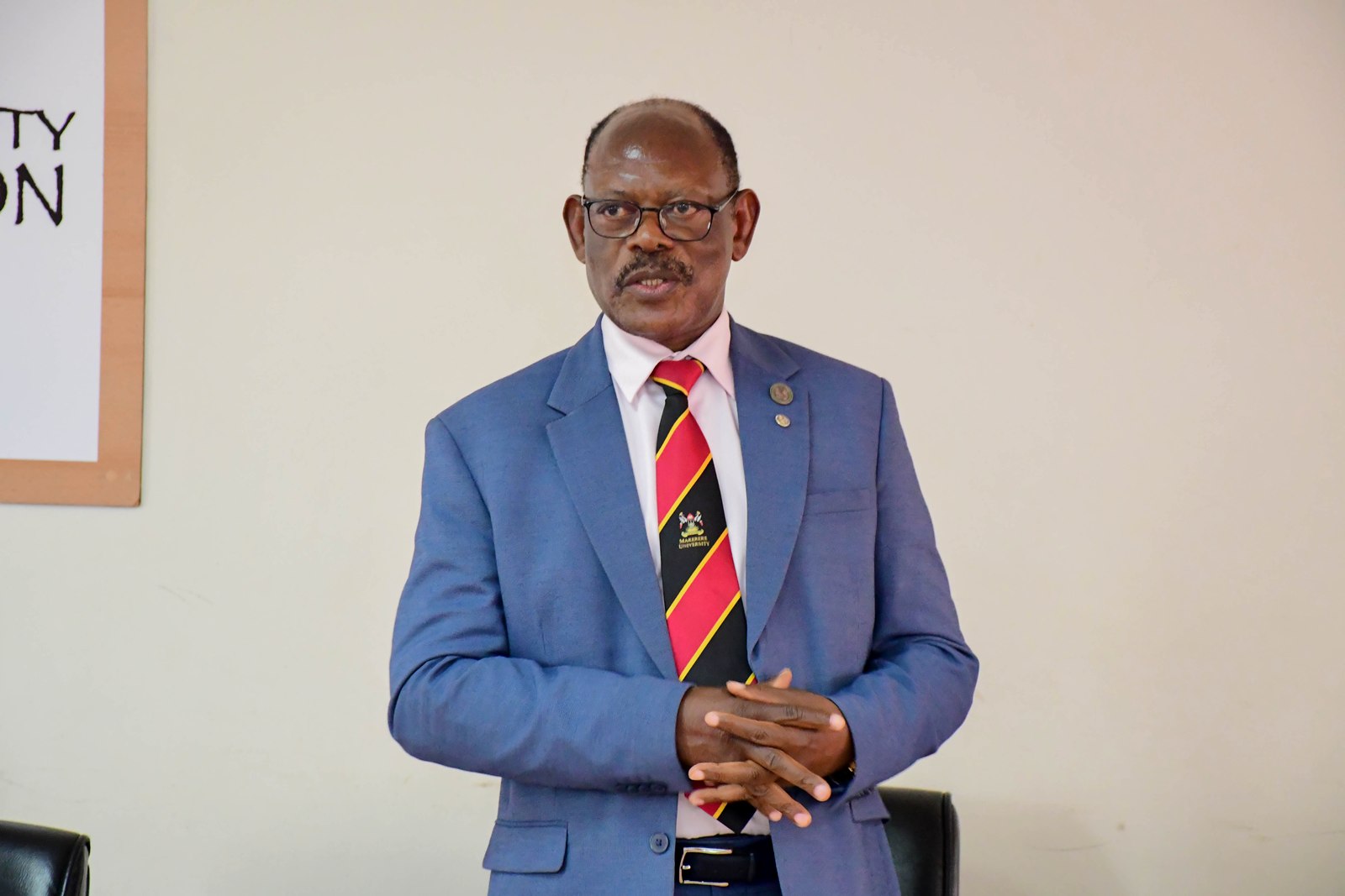 Prof. Barnabas Nawangwe. The Vice Chancellor, Prof. Barnabas Nawangwe calls upon members of faculty and researchers at the College of Business and Management Sciences (CoBAMS) to harness the power of graduate training to change Africa’s research trajectory, 15th June 2026, School of Business Conference Room, Makerere University, Kampala Uganda, East Africa.