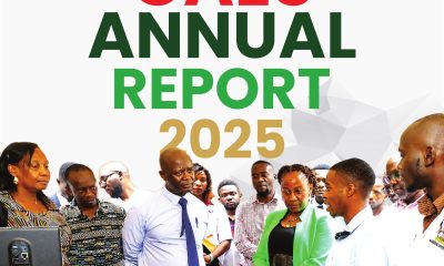 Cover page of the CAES Annual Report 2025. College of Agricultural and Environmental Sciences, Makerere University, Kampala Uganda, East Africa.