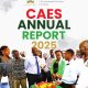 Cover page of the CAES Annual Report 2025. College of Agricultural and Environmental Sciences, Makerere University, Kampala Uganda, East Africa.