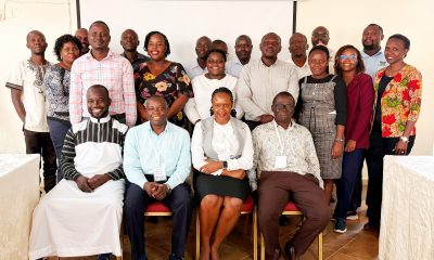Seated L-R: Dr Kalidi Rajab, Dr. Besigye Innocent, Dr. Dorothy Kyagaba & Dr. Ssenkusu Peter with the participants on 19th June 2026. Makerere University College of Health Sciences (MakCHS) Quality Assurance (QA) Training in Assessments, Pedagogy and Competence Based Curriculum Held 18–19 June 2026 at Esella Hotel, Waksio, Uganda, East Africa.