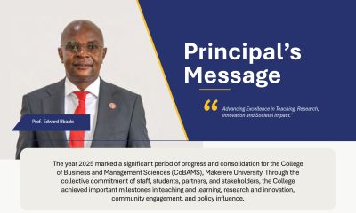 Prof. Edward Bbaale, Principal, College of Business and Management Sciences (CoBAMS), Annual Report 2025. Makerere University, Kampala Uganda, East Africa.