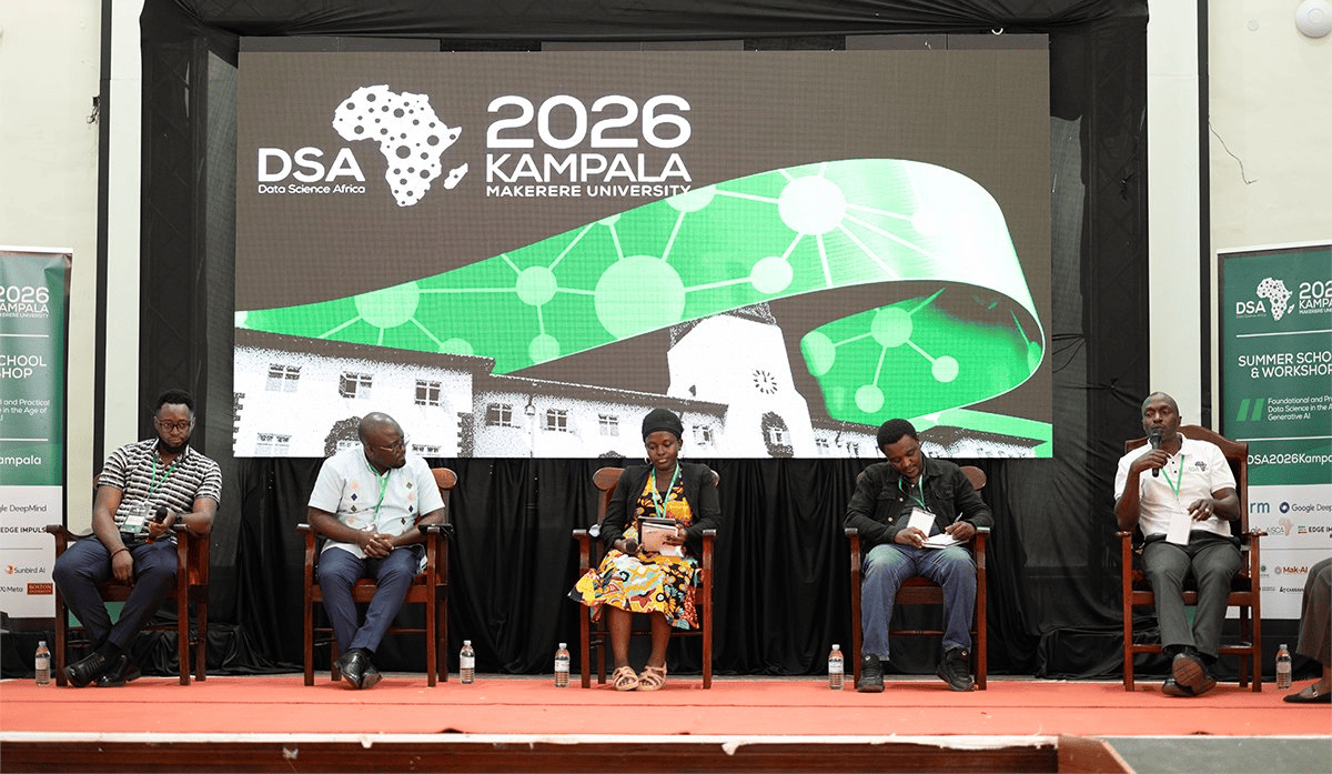 Panelists make their presentations. 14th Data Science Africa (DSA), Theme: "Foundational and Practical Data Science in the Age of Generative AI”, 20th - 24th July, 2026, Makerere University, Kampala Uganda, East Africa and Online.