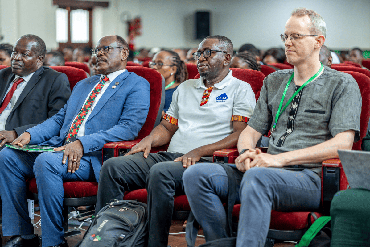 Left to right, Prof. Tonny Oyana, the Principal of CoCIS, Prof. Barnabas Nawangwe, the VC of Makerere University and Prof. Engineer Bainomugisha, and Dr. John Quinn, the Keynote Address Speaker during the conference. 14th Data Science Africa (DSA), Theme: "Foundational and Practical Data Science in the Age of Generative AI”, 20th - 24th July, 2026, Makerere University, Kampala Uganda, East Africa and Online.