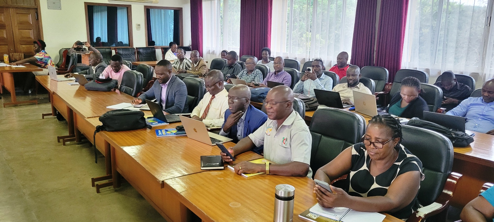 A section of participants attending the course. Day one of the three-day Good Research Regulatory Practice (GRRP) Course for members of Research Ethics Committees (RECs) from Makerere University and other institutions organized by the Directorate of Research, Innovations and Partnerships (DRIP) at Makerere University in partnership with the Uganda National Council for Science and Technology (UNCST), 22nd July 2026, Senate Building, Kampala Uganda, East Africa.
