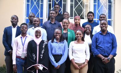 Prof. Sarah Ssali (2nd Row Centre) with RENU Leadership and Trainees after the visit on 15th July 2026. The Deputy Vice Chancellor in charge of Academic Affairs (DVCAA) Prof. Sarah Ssali's guided tour of Research and Education Network for Uganda (RENU)’s Industrial Trainee Program on 15th July 2026, RENU Labs, Edge Road, Makerere University, Kampala Uganda, East Africa.