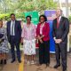 From right to left: Then U.S. Ambassador to Uganda H.E. William W. Popp; Prof. Rhoda Wanyenze, Dean, MakSPH; Dr. Diana Atwine, Permanent Secretary, MoH; Dr. Charles Olaro, Director General of Health Services, MoH; and Dr. Adetinuke Boyd, U.S. CDC Country Director for Uganda, during the METS programme handover event in Kampala in March 2026. Makerere University School of Public Health (MakSPH) reflection on long and productive partnership with the people and Government of the United States, spanning more than 35 years. Kampala Uganda, East Africa.