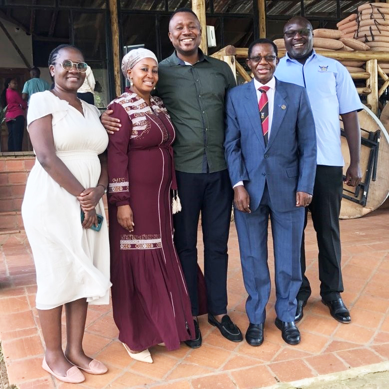 Participants enjoy a photo moment with Prof. Buyinza at the Capacity Building Workshop. Makerere University School of Law capacity-building workshop to strengthen lecturers’ skills in delivering practical legal education, June 19th, 2026, Kalanoga Resort Beach, Uganda, East Africa.