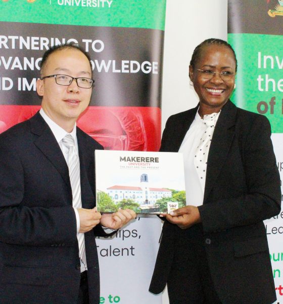 DVCAA Professor Sarah Ssali receives delegation from Southwest Minzu University, China, led by the Vice President, Professor Yang Sheng-Tao, for a high-level meeting focused on academic collaboration and joint capacity development in animal husbandry and veterinary medicine, 23rd July 2026, Main Building, Makerere University, Kampala Uganda, East Africa.