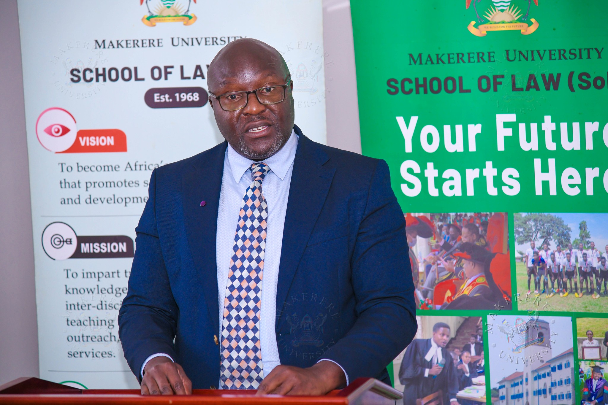 Prof. Ronald Naluwairo. The Vice Chancellor, Prof. Barnabas Nawangwe and Management's engagement with the School of Law (SoL) Leadership and Staff, 23rd June 2026, Makerere University, Kampala Uganda, East Africa.