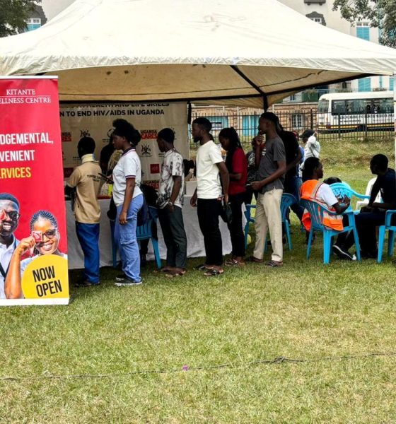 Participants visit the STI Screening Tent during the Annual Medical Camp in 2025. The 91st Guild Ministry of Health Annual Makerere Guild Medical Camp, 3rd and 4th October 2025, Freedom Square, Makerere University, Kampala Uganda, East Africa.