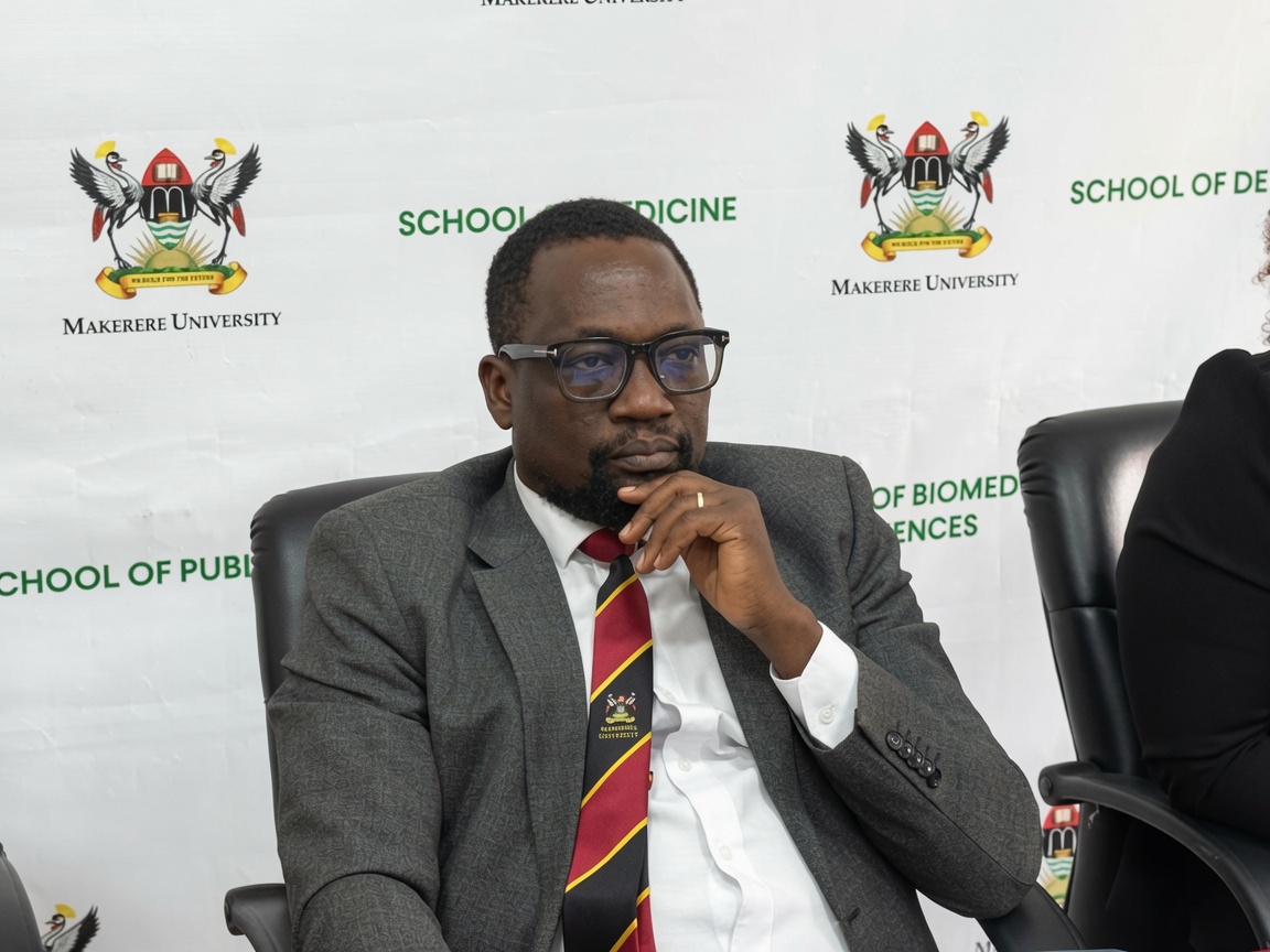Professor Bruce Kirenga. Opening session of the Makerere University College of Health Sciences (MakCHS) Freshers' Orientation Ceremony, 4th August 2026, Davies Lecture Theatre, Mulago Hospital Complex, Kampala Uganda, East Africa.