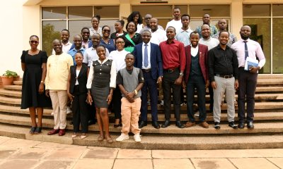 Part of the the pioneer cohort of the Certificate in Critical Thinking and Social Intelligence poses for a group photo on 7th August 2026 at Makerere University. Award ceremony for the pioneer cohort of the Certificate in Critical Thinking and Social Intelligence, a short course offered by the Department of Philosophy in the School of Liberal and Performing Arts, College of Humanities and Social Sciences (CHUSS) with support from Konrad Adenauer Stiftung and UNESCO. 7th August 2026, Conference Hall, School of Food Technology, Nutrition and Bioengineering, CAES, Makerere University, Kampala Uganda.