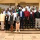 Part of the the pioneer cohort of the Certificate in Critical Thinking and Social Intelligence poses for a group photo on 7th August 2026 at Makerere University. Award ceremony for the pioneer cohort of the Certificate in Critical Thinking and Social Intelligence, a short course offered by the Department of Philosophy in the School of Liberal and Performing Arts, College of Humanities and Social Sciences (CHUSS) with support from Konrad Adenauer Stiftung and UNESCO. 7th August 2026, Conference Hall, School of Food Technology, Nutrition and Bioengineering, CAES, Makerere University, Kampala Uganda.