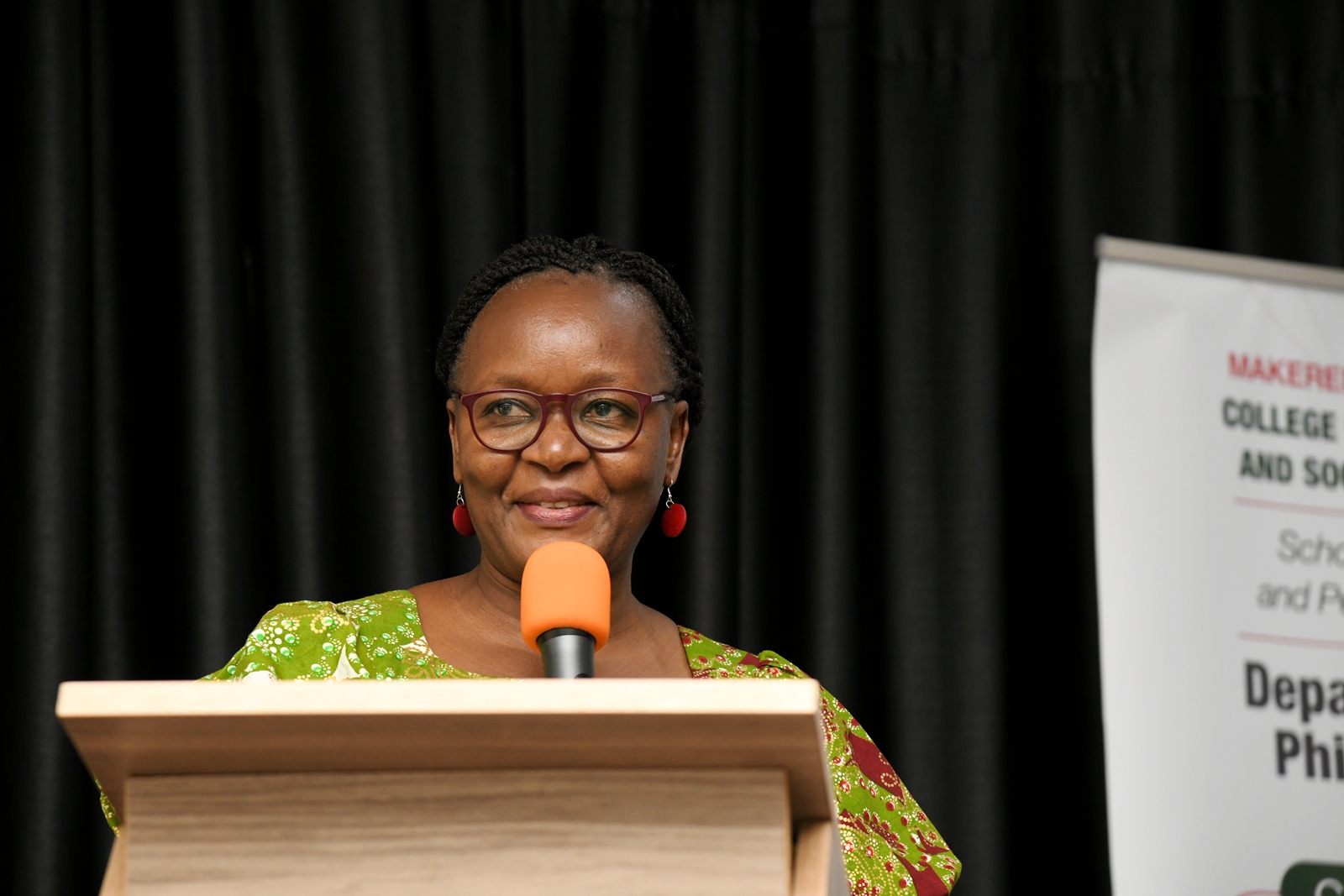 Dr. Pamela Khanakwa. Award ceremony for the pioneer cohort of the Certificate in Critical Thinking and Social Intelligence, a short course offered by the Department of Philosophy in the School of Liberal and Performing Arts, College of Humanities and Social Sciences (CHUSS) with support from Konrad Adenauer Stiftung and UNESCO. 7th August 2026, Conference Hall, School of Food Technology, Nutrition and Bioengineering, CAES, Makerere University, Kampala Uganda.