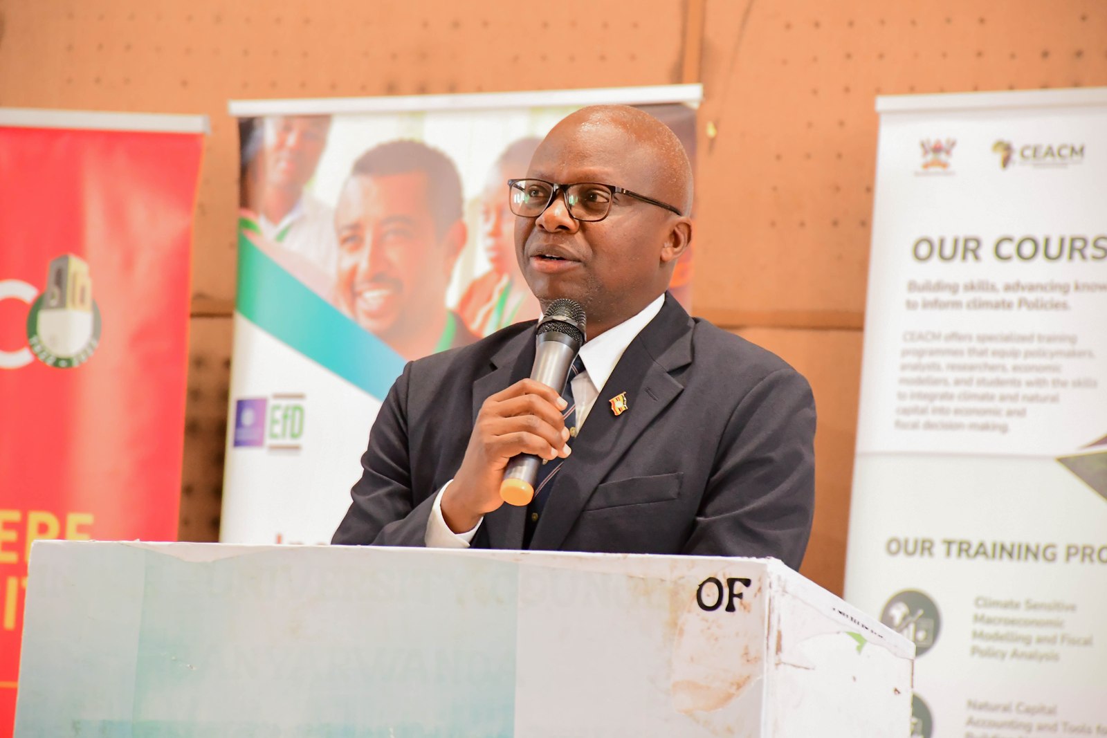 Assoc. Prof. James Wokadala, Deputy Principal of the College of Business and Management Sciences (CoBAMS). College of Business and Management Sciences (CoBAMS) kick off of four-day orientation programme 4th August 2026, Yusuf Lule Central Teaching Facility Auditorium, Makerere University, Kampala Uganda, East Africa.