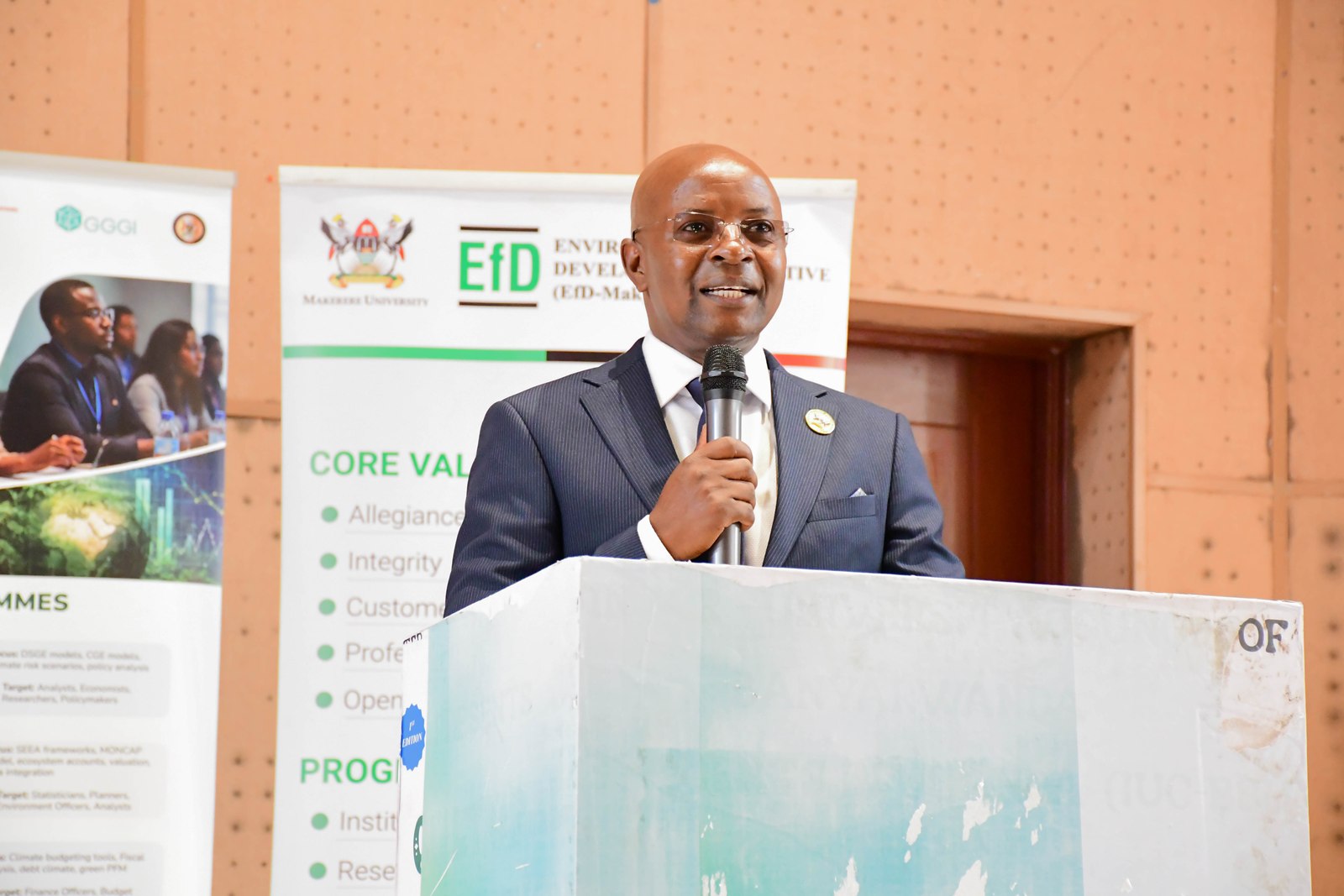 Prof. Edward Bbaale, Principal of the College of Business and Management Sciences (CoBAMS). College of Business and Management Sciences (CoBAMS) kick off of four-day orientation programme 4th August 2026, Yusuf Lule Central Teaching Facility Auditorium, Makerere University, Kampala Uganda, East Africa.