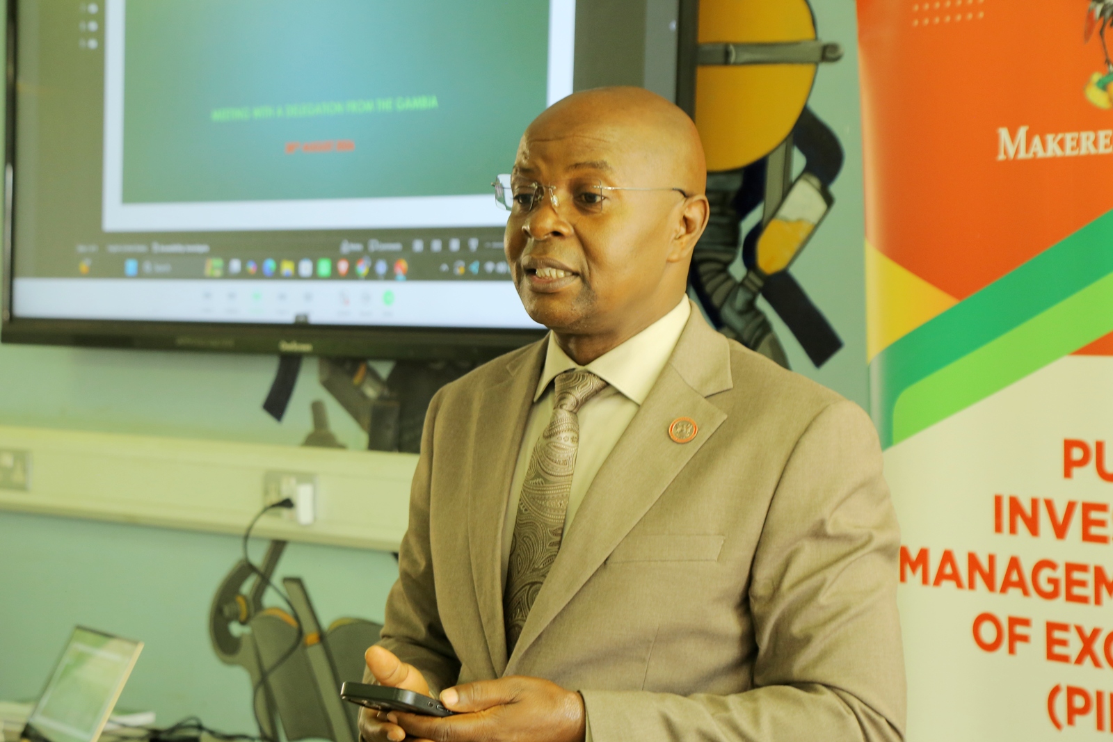 Prof. Edward Bbaale. Public Investment Management (PIM) Centre of Excellence hosts high-level delegation from The Gambia led by Mr Baboucarr Jobe, Permanent Secretary in The Gambia’s Ministry of Finance, 28th August 2026, Makerere University, Kampala Uganda, East Africa.