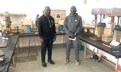 Dr Denis Mutebi and Dr Arthur Batte in the mineral processing lab of the Copperbelt University (CBU), Zambia during the benchmarking exercise held on 19th-23rd July 2026. Strengthening Uganda’s Mineral Sector through Labour-Market Aligned Curricula Reforms: A Comprehensive Review of BSc/MSc/PhD Geology Curricula and Development of Industry-Aligned Short Courses at Makerere University (Mak-SDMU) Project, Makerere University Department of Geology and Petroleum Studies, Ministry of Energy and Mineral Development (MEMD) benchmarking exercise at Copperbelt University (CBU) in Kitwe, Zambia, and the Zimbabwe School of Mines (ZSM), 19th-23rd July 2026.