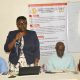 Assoc. Prof. Claire Mack Mugasa, Dean of SBLS, (2ND R) addresses the incoming Biomedical Laboratory Technology class at Makerere University, congratulating them on making ‘one of the best decisions of your lives’. School of Biosecurity, Biotechnical and Laboratory (SBLS) orientation for undergraduate and postgraduate students, 4th August 2026,e College of Veterinary Medicine, Animal Resources and Biosecurity (CoVAB), Makerere University, Kampala Uganda, East Africa.