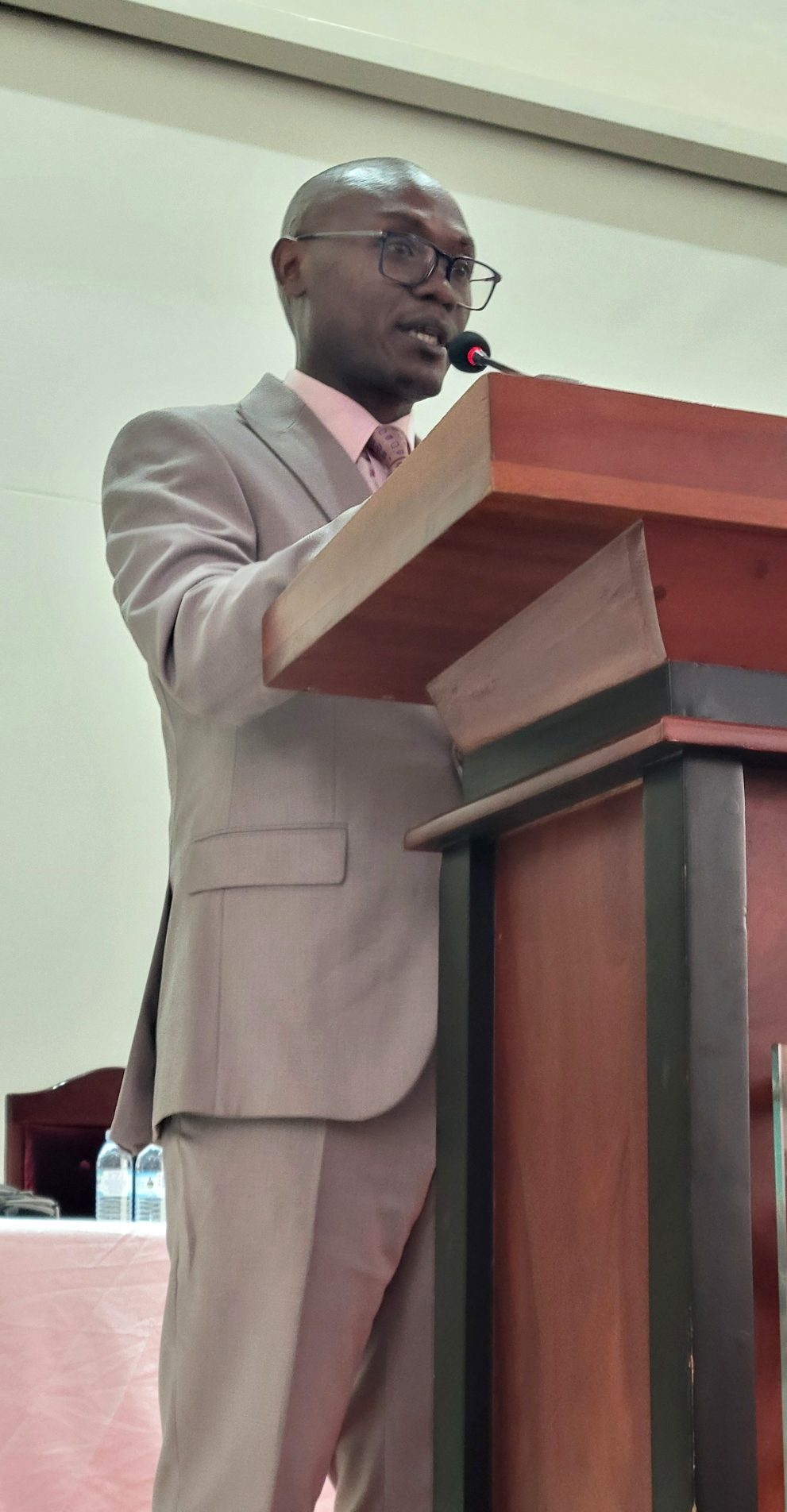 Mr. George Mugabi Turyamureeba. Directorate of Graduate Training (DGT) Orientation of the 2026/2027 cohort of PhD students, 10th August 2026, Main Hall, Main Building, Makerere University, Kampala Uganda, East Africa.