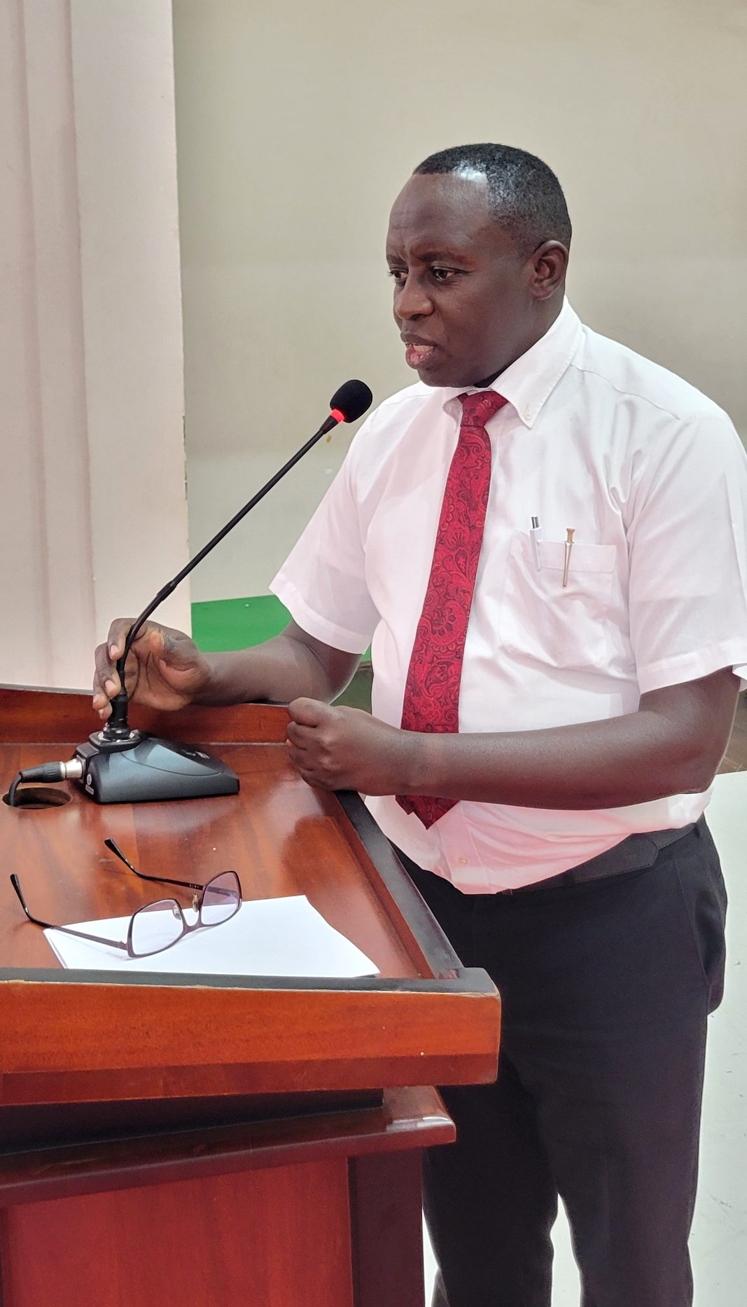 Mr. Henry Nsubuga. Directorate of Graduate Training (DGT) Orientation of the 2026/2027 cohort of PhD students, 10th August 2026, Main Hall, Main Building, Makerere University, Kampala Uganda, East Africa.