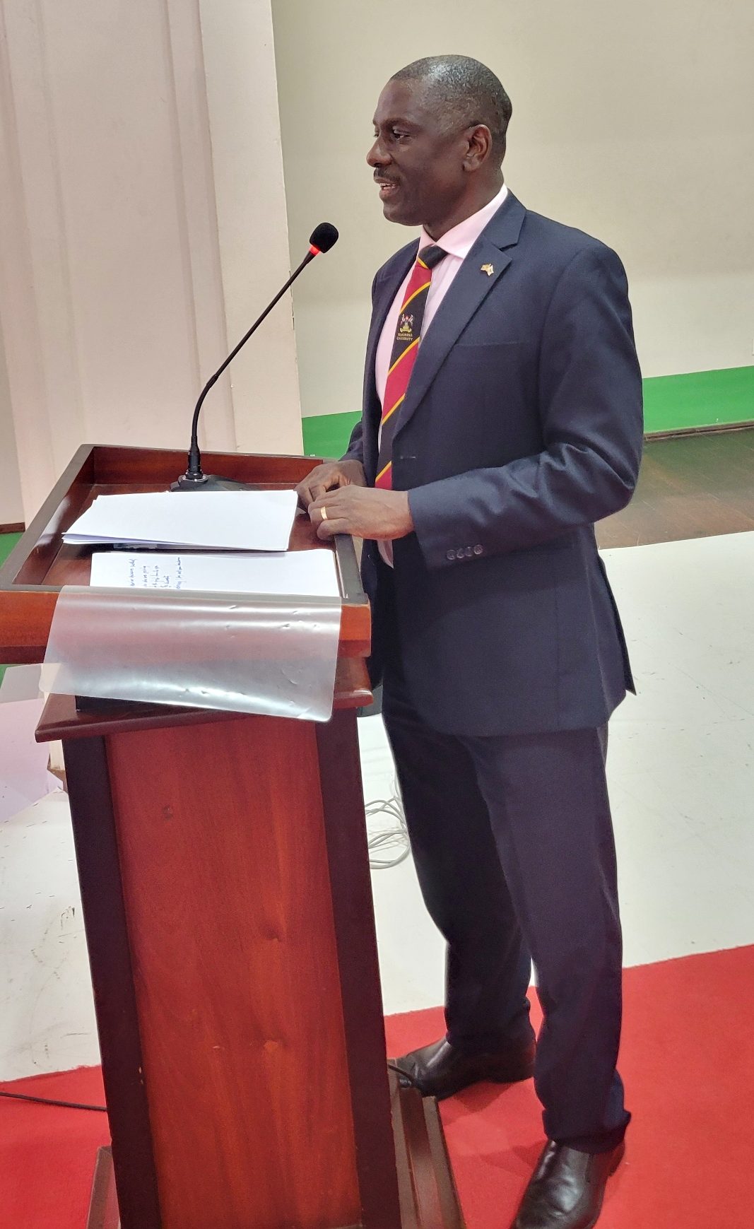 Prof. Julius Kikooma. Directorate of Graduate Training (DGT) Orientation of the 2026/2027 cohort of PhD students, 10th August 2026, Main Hall, Main Building, Makerere University, Kampala Uganda, East Africa.