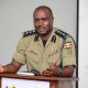 The Chief Security Officer (CSO) SSP Kaheebwa Geoffrey addresses Guild President Contestants during the Briefing organised by the 92nd Guild Electoral Commission on 26thMarch2026, Telepresence Centre, Senate Building, Makerere University, Kampala Uganda, East Africa.