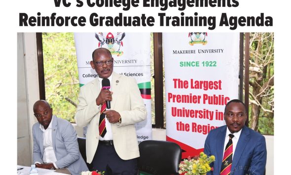 Cover Page of the Makerere University Newsletter Apr-Jun 2026. Kampala Uganda, East Africa.