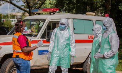 A KCCA Medical Office debriefs the MakSPH Field Epidemiologists and Surveillance Team during the CoVID-19 pandemic. Makerere University School of Public Health, Kampala, Uganda, East Africa.