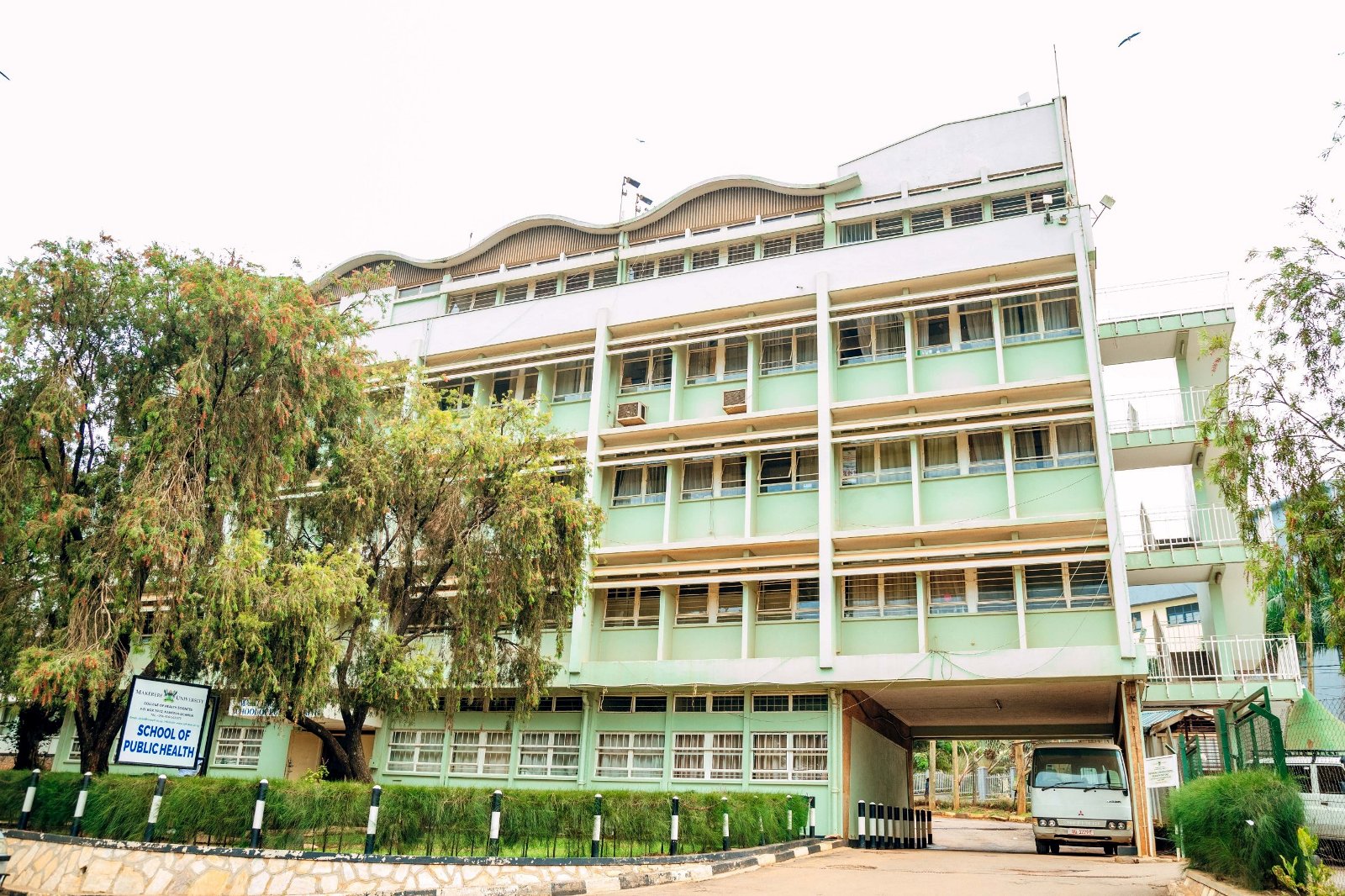 The Makerere University School of Public Health (MakSPH) Building, Mulago Hospital Complex. Kampala Uganda, East Africa.