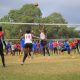 The Makerere Volleyball team in action at the previous edition of the games hosted by Maseno University, Kenya, 15th-21st December 2024. Makerere University Games Union at 13th Federation of East African University Sports (FEAUS) Games, 15th-21st December 2024, Maseno University, Kisumu County, Kenya, East Africa.