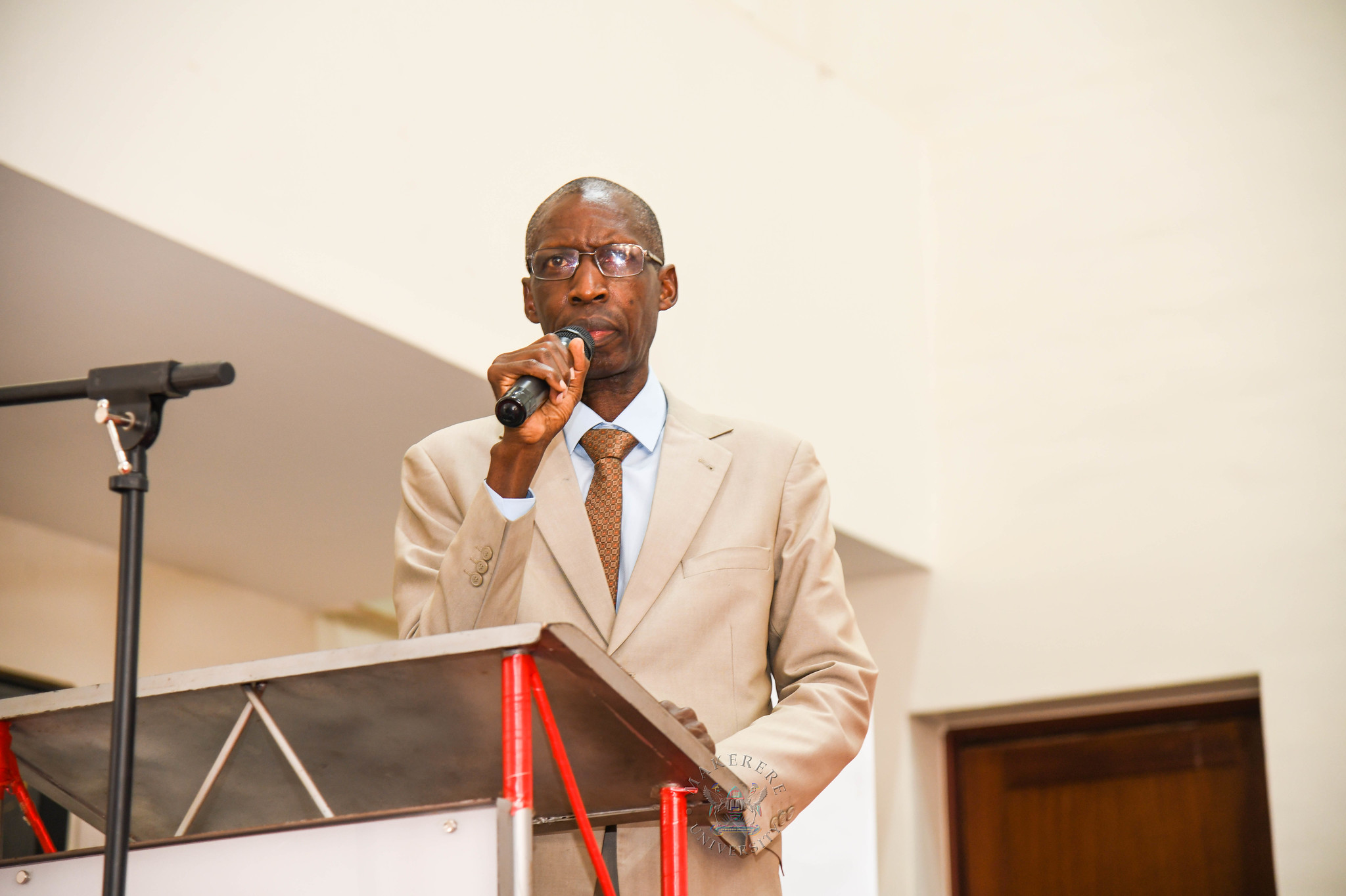 Prof. Anthony Muwagga Mugagga. 92nd Guild Security Ministry in partnership with the Global Peace Guild International Day of Peace 2026 and Launch of the East African Peace and Trade Law Moot Court Competition, presided over by Minister of State for East African Community Affairs, Hon. James Magode Ikuya represented by Dr. Andrew Musiime, 21st September 2026, Main Hall, Main Building, Makerere University, Kampala Uganda, East Africa.