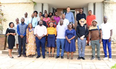 The College management poses for a group photo with the new cohort on 7th September 2026. College of Humanities and Social Sciences (CHUSS) orientation of 10 new Gerda Henkel Foundation PhD fellows, CHUSS Smart Room, 7th September 2026, Makerere University, Kampala Uganda, East Africa.