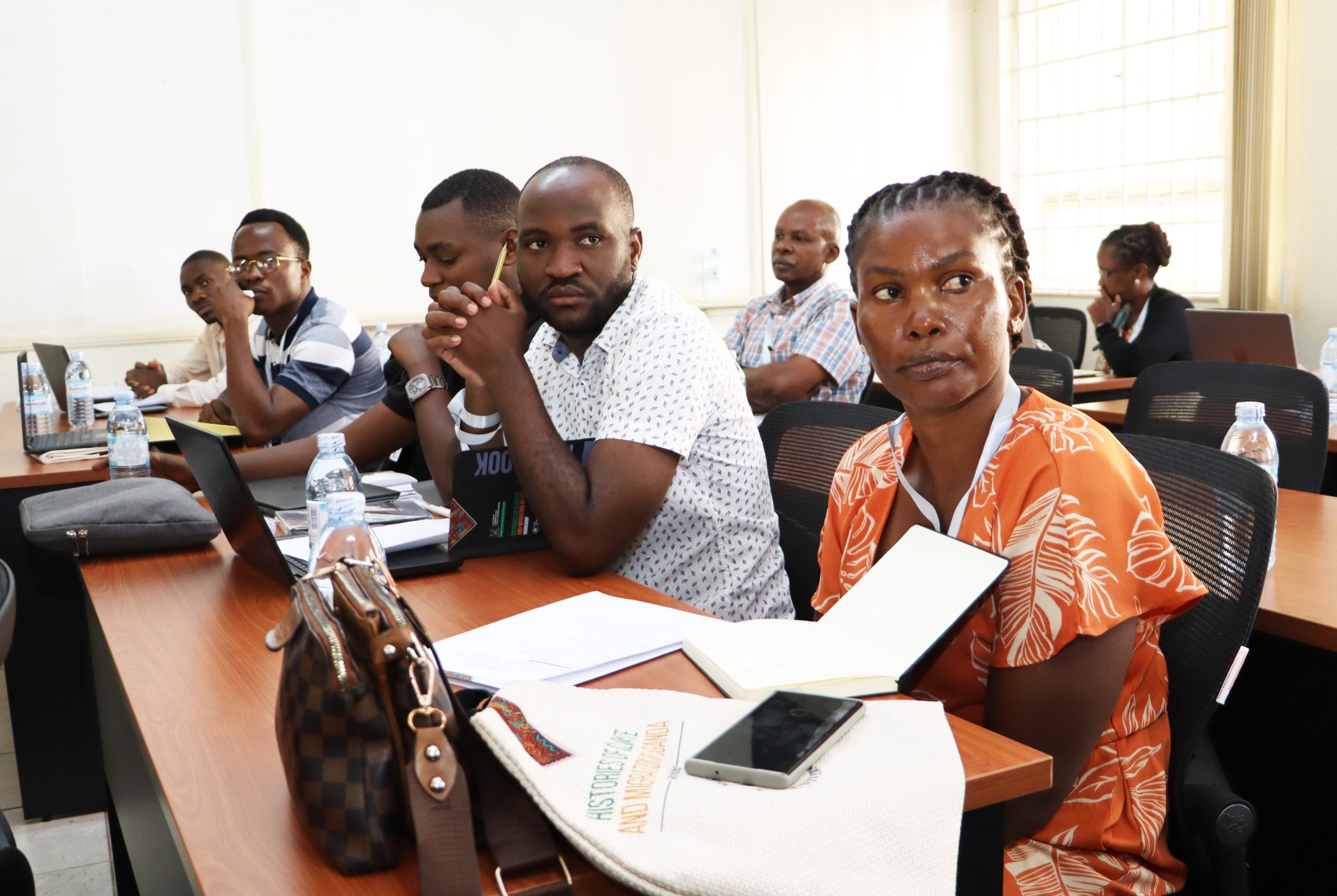 Some of the participants during the workshop. Opening Ceremony of three-day workshop hosted by the Department of History, Archaeology and Heritage Studies, School of Liberal and Performing Arts, College of Humanities and Social Sciences (CHUSS) examining the historical relationship between climate change and migration in Uganda, under a joint project between Makerere University and the University of Cambridge, CHUSS Smart Room, 8th-10th September 2026, Kampala Uganda, East Africa.
