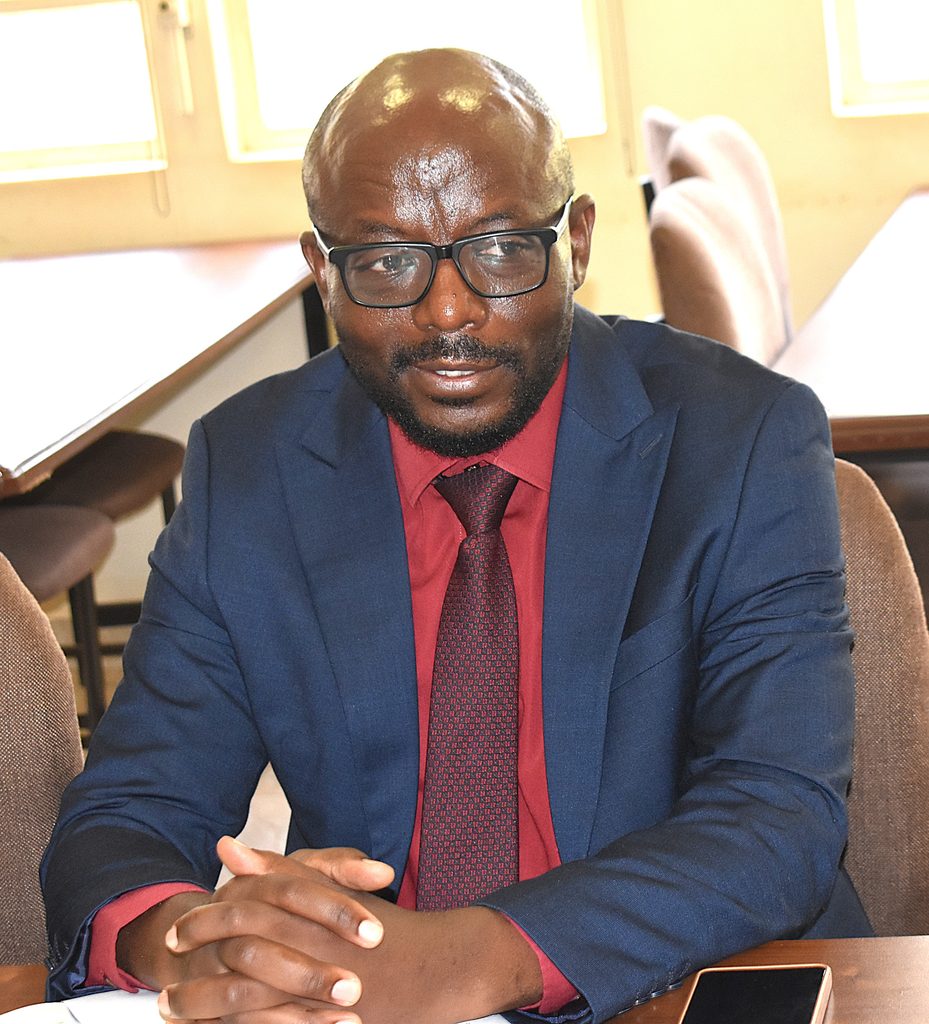 Prof. Kakuba during the handover ceremony. Prof. Juma Kasozi formally hands over the office of Deputy Principal, College of Natural Sciences (CoNAS) to Prof. Godwin Kakuba, 11th September 2026, Makerere University, Kampala Uganda, East Africa.