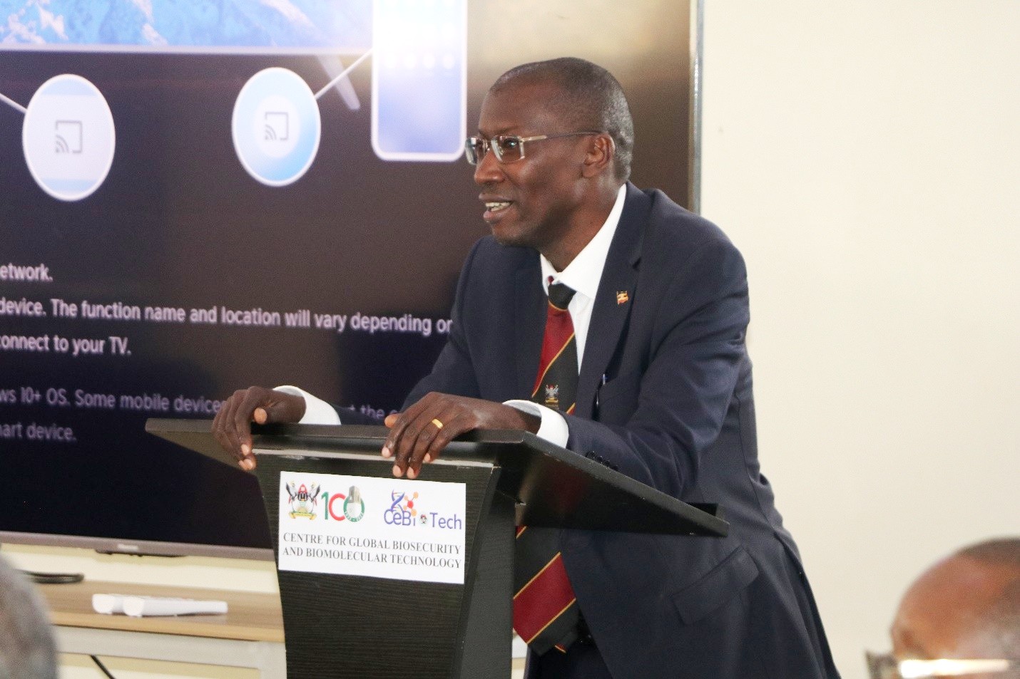 Outgoing Principal Prof. Mwiine shares some of the achievements and challenges during his tenure. Prof. Clovice Kankya officially assumes leadership of College of Veterinary Medicine, Animal Resources and Biosecurity (CoVAB) from outgoing Principal Prof. Frank Norbert Mwiine, 17th September 2026, Makerere University, Kampala Uganda, East Africa.