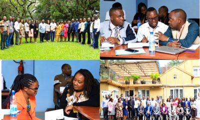 A collage of CARTA welcoming its twelfth cohort of PhD fellows. Makerere University School of Public Health (MakSPH), Kampala Uganda, East Africa.