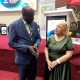 Celestin Banamwana (Left) at the 21st MUEHSA Annual Scientific Conference held at Makerere University, Kampala Uganda, East Africa. Photo: CARTA