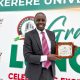Dr. Godwin Anywar poses with his VC Research Excellence Award during the 76th Graduation Ceremony. Photo: CARTA, Makerere University, Kampala Uganda, East Africa