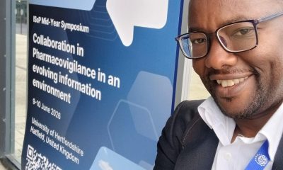 Dr. Henry Zakumumpa at the International Society of Pharmacovigilance Conference. June 9 - 10, 2026, in Hatfield, United Kingdom.
