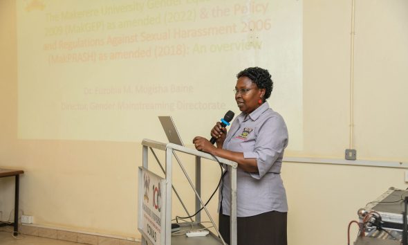 Dr. Euzobia Baine presentation during the Dissemination Workshop on 30th Oct 2026 at CoNAS