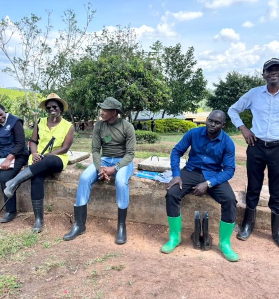 PARI Xlll students (Seated) with Dr. Richard Miiro (R) at Mwera tea estate, Mityana District after their second transect walk in October 2026. PhD in Agricultural and Rural Innovation XIII, Department of Extension and Innovation Studies, College of Agricultural and Environmental Sciences (CAES), Makerere University Field Course, 4th-16th Oct 2026, Mwera Parish, Mityana District, Uganda, East Africa.