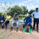 PARI Xlll students (Seated) with Dr. Richard Miiro (R) at Mwera tea estate, Mityana District after their second transect walk in October 2026. PhD in Agricultural and Rural Innovation XIII, Department of Extension and Innovation Studies, College of Agricultural and Environmental Sciences (CAES), Makerere University Field Course, 4th-16th Oct 2026, Mwera Parish, Mityana District, Uganda, East Africa.