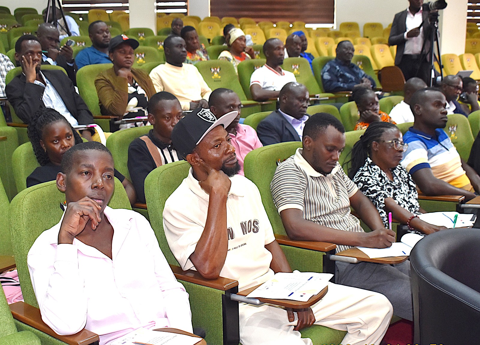 Some of the community leaders and residents of Kampala that participated in the exercise. Urban Action Lab community-level systems-mapping workshop to develop a shared understanding of how solid waste, drainage, flooding, climate vulnerability, health, and livelihoods interact within Kampala’s informal settlements 1st October 2026, School of Public Health Auditorium, Makerere University, Kampala Uganda, East Africa.