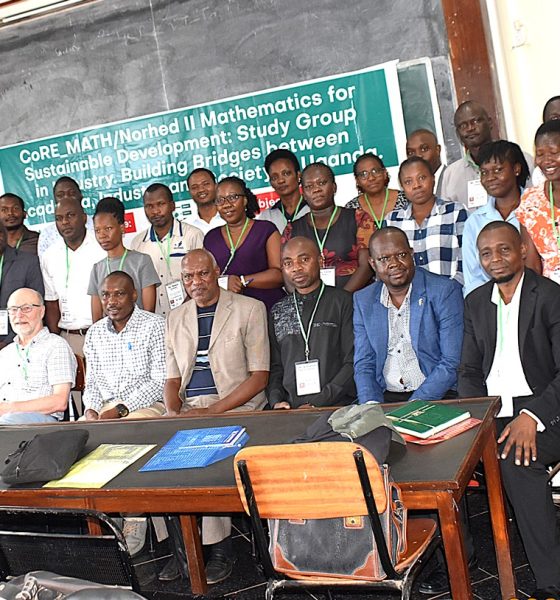 Participants from the partner institutions at the opening ceremony of the workshop held on 21st September 2026. Five-day ICMS-CoRE-MATH Study Group in Industry, held under the Africa–Europe Cluster of Research Excellence in Mathematics (CoRE-MATH), in collaboration with the NORHED II Mathematics for Sustainable Development (Math4SDG) project, from 21st-25th September 2026, Department of Mathematics, College of Natural Sciences (CoNAS), Makerere University, Kampala Uganda, East Africa.