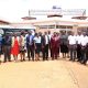 The Deputy Secretary General of the National Resistance Movement (NRM), Ms. Rose Namayanja (center in maroon) poses for a picture with the Principal and Management of CoVAB and the Members of Anaweza Innovation Academy (in white). The Deputy Secretary General of the National Resistance Movement (NRM), Ms. Rose Namayanja visit to the College of Veterinary Medicine, Animal Resources and Biosecurity (CoVAB) to discuss azolla production, October 12, 2026, Makerere University, Kampala Uganda, East Africa.