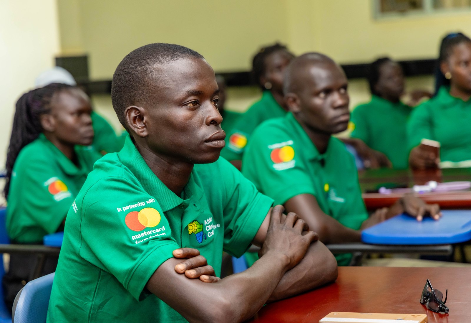 A section of participants at the orientation. Africa Climate Collaborative an initiative supported by the Mastercard Foundation welcomes first cohort of 50 Youth Skilling Program participants at the Makerere University Agricultural Research Institute Kabanyolo (MUARIK). The youth were selected from Lwengo, Rakai and Yumbe districts, 28th September 2026, Makerere University, Kampala Uganda, East Africa.