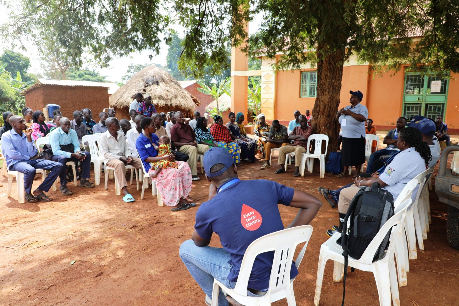 UPHIA field staff sensitise community members about the survey ahead of data collection in July 2025. Release of preliminary findings of the 2025 Uganda Population-Based HIV Impact Assessment (UPHIA 2025), a national household survey that provides a current picture of the country’s HIV response and selected non-communicable disease indicators, Ministry of Health-overall leadership, Makerere University School of Public Health (MakSPH)-prime implementing organisation, working with UVRI, UBOS, regional referral hospitals and local governments. Funded by PEPFAR through the U.S. CDC, 1st October 2026, Uganda Media Centre, Kampala Uganda, East Africa.