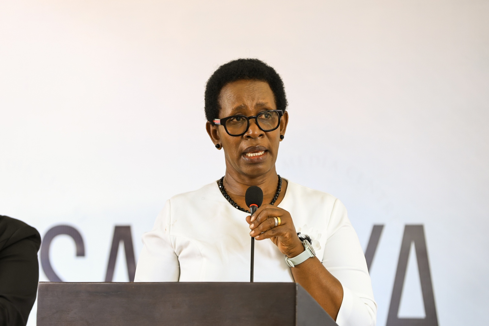 Ministry of Health Permanent Secretary Dr. Diana Atwine explains how UPHIA findings will guide the Ministry’s planning at the preliminary results release, Uganda Media Centre, 1 October 2026. Release of preliminary findings of the 2025 Uganda Population-Based HIV Impact Assessment (UPHIA 2025), a national household survey that provides a current picture of the country’s HIV response and selected non-communicable disease indicators, Ministry of Health-overall leadership, Makerere University School of Public Health (MakSPH)-prime implementing organisation, working with UVRI, UBOS, regional referral hospitals and local governments. Funded by PEPFAR through the U.S. CDC, 1st October 2026, Uganda Media Centre, Kampala Uganda, East Africa.